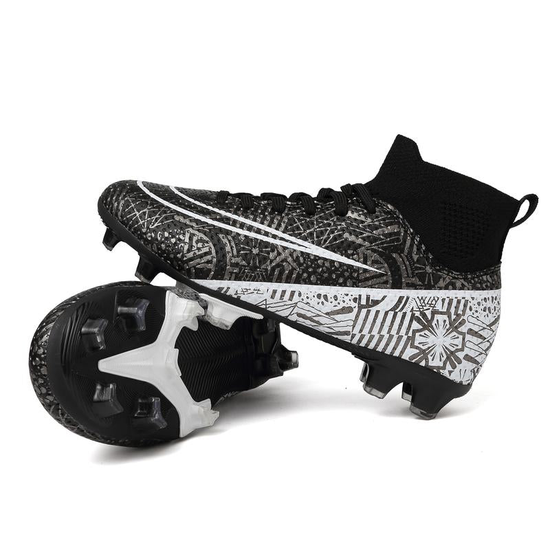 Soccer Cleats Kids Boys Girls Football Cleats Outdoor Soccer Shoes Youth Baseball Cleats Professional Training Football Shoes Turf High Top Football Boots