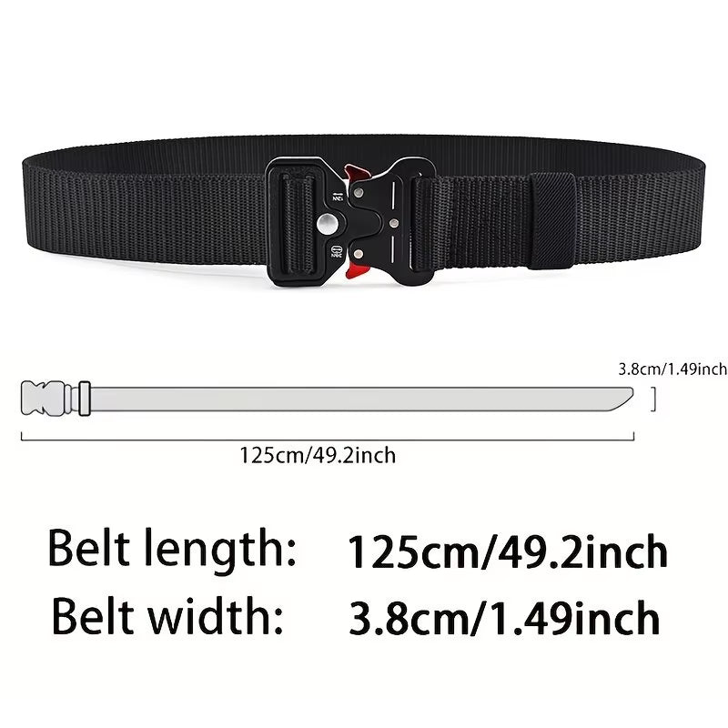 1Pc/2Pcs Versatile Men'S Tactical Belts-Durable, Adjustable Design-For Outdoor Sports Enthusiasts,Pair with Jeans,For Men Women