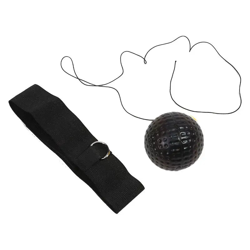 Portable Elastic Headband Red Light Ball Head Mounted Boxing Speed Ball Practical Adult Children Sports Rebound Reaction Ball