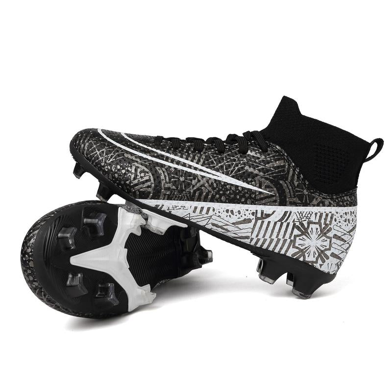 Soccer Cleats Kids Boys Girls Football Cleats Outdoor Soccer Shoes Youth Baseball Cleats Professional Training Football Shoes Turf High Top Football Boots