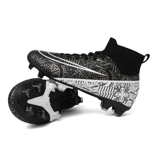 Soccer Cleats Kids Boys Girls Football Cleats Outdoor Soccer Shoes Youth Baseball Cleats Professional Training Football Shoes Turf High Top Football Boots