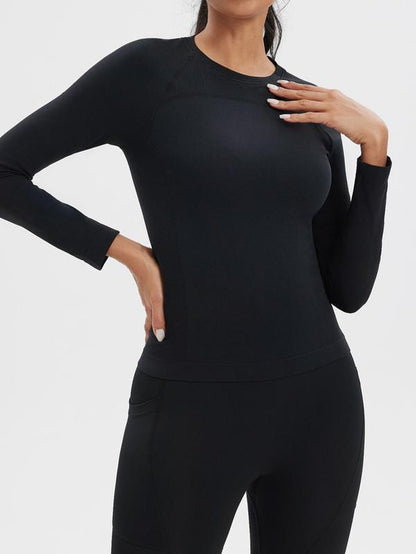 Women'S Long Sleeve Baselayer Top, Breathable Comfortable Ski Baselayer Top, Ladies Sportswear for Indoor Outdoor Wear, Fitness Clothes Tops