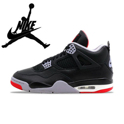 Nikejordan 4 Retro Bred Reimagined Men'S - FV5029-006 Sneaker Trainer High Top Sports Shoes Training Athletic Footwear