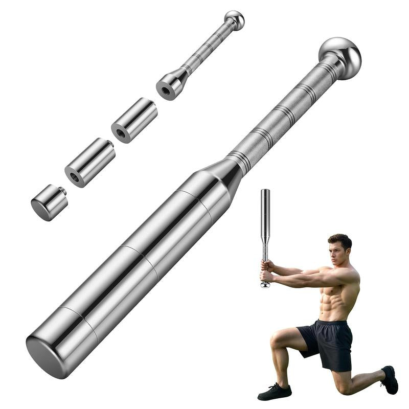 Adjustable Macebell Clubbell for Strength Training, 6/8-In-1 Premium Steel for Full Body, Muscles, Shoulder, Grips & Forearms Workouts