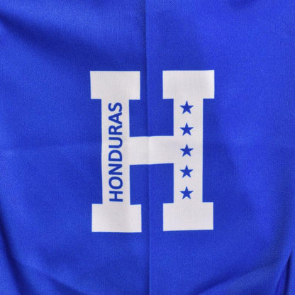 Honduras Unisex V-Neck Soccer Jersey for Men & Women with Ribbed Neck & Cuff Camiseta De Futbol Shirt Latina Blue Gradient Design