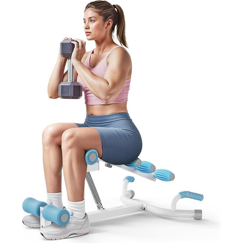 Deep Squat Machine, Adjustable Glutes Trainer Machine, Core Leg Push up Workout Machine for Home Gym