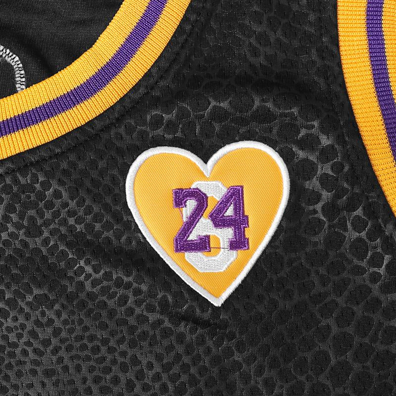 Men'S Contrast Print Basketball Jersey # 8/24 Embroidered Basketball Jersey - Breathable & Stretchy Sleeveless Sports Uniform for Training, Competition & Parties - Polyester - for Basketball Players