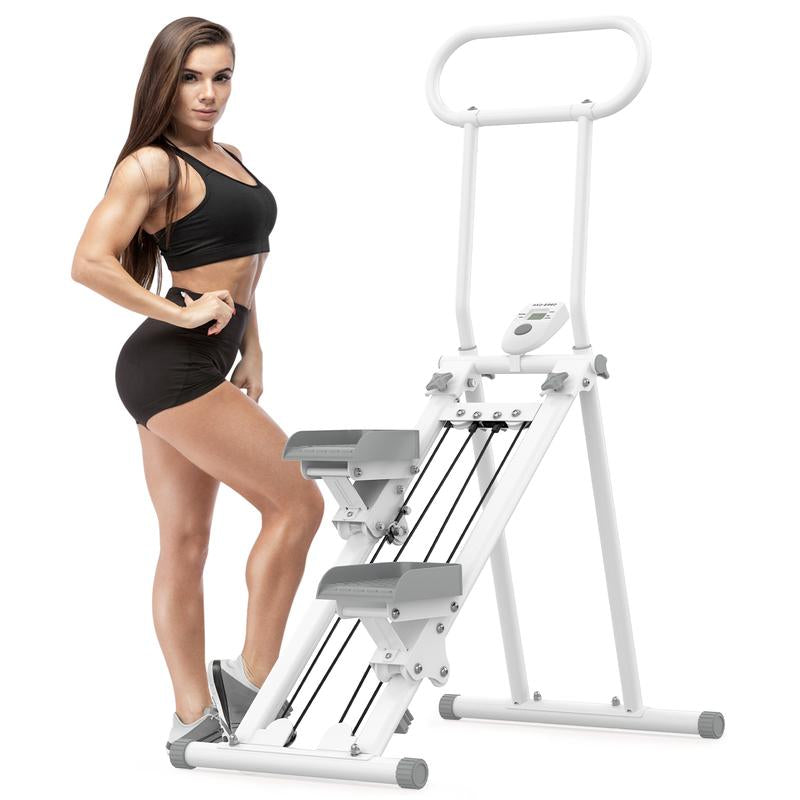 Hxd-Ergo Stalr Stepper Machine Torfull-Body Workout with Lcd Display, 300LBS Capacity，Adjustable Handlebars and Pedals,Perfect for Home and Ofnceworkouts,Home Fitness Equlpmentfor Women&Men Dealsforyoudays