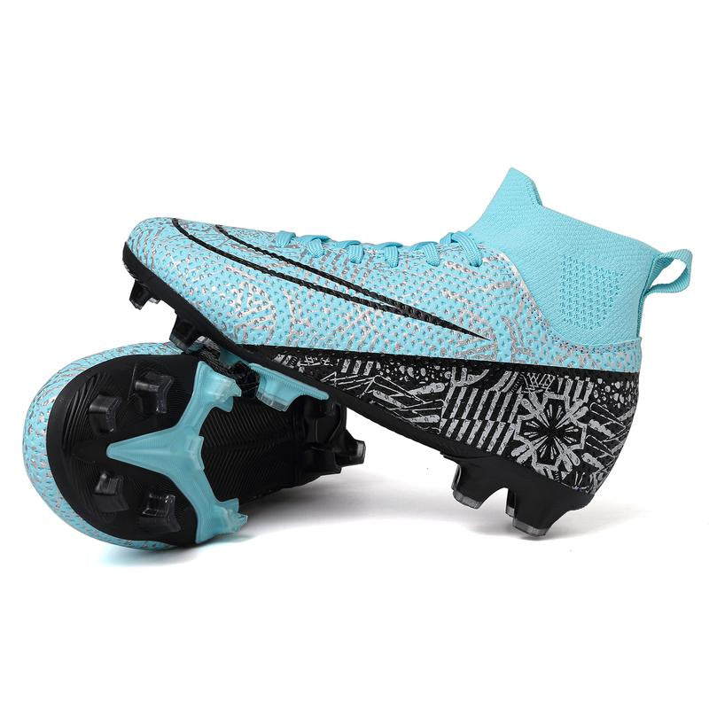 Soccer Cleats Kids Boys Girls Football Cleats Outdoor Soccer Shoes Youth Baseball Cleats Professional Training Football Shoes Turf High Top Football Boots