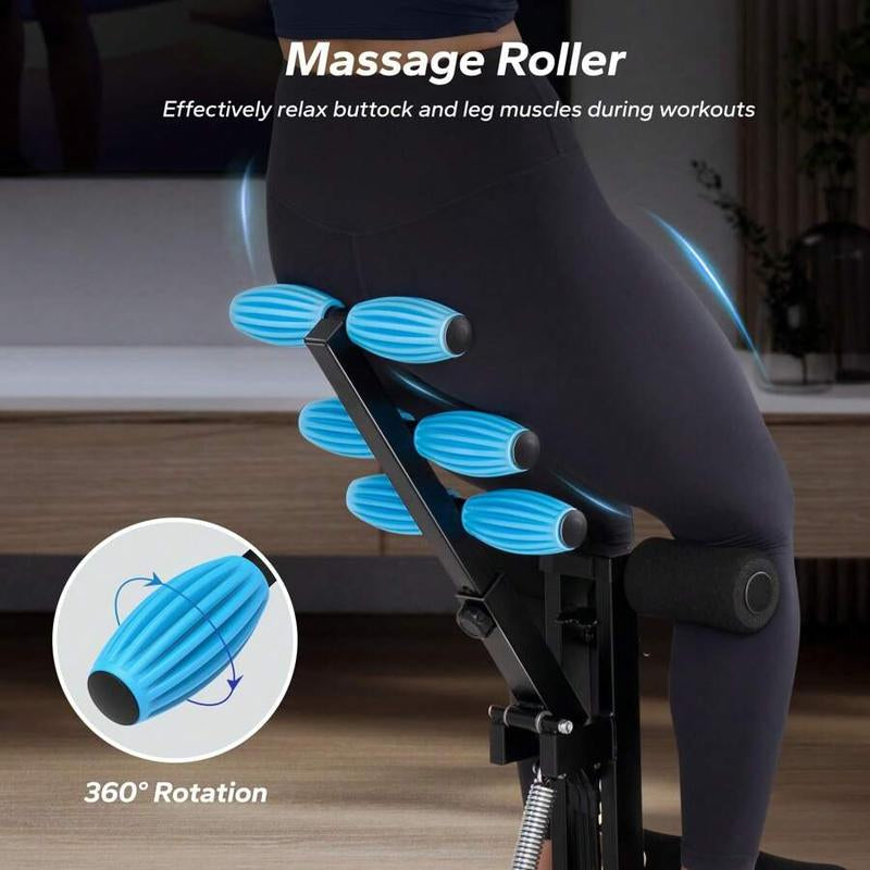 Deep Squat Machine, Adjustable Glutes Trainer Machine, Core Leg Push up Workout Machine for Home Gym