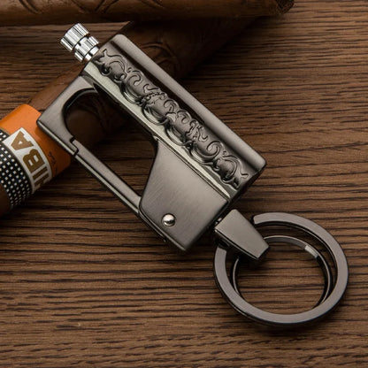 Multifunctional Keychain Kerosene Lighter Beer Bottle Opener Outdoor Portable Igniter Smoking Accessories Gadgets for Men