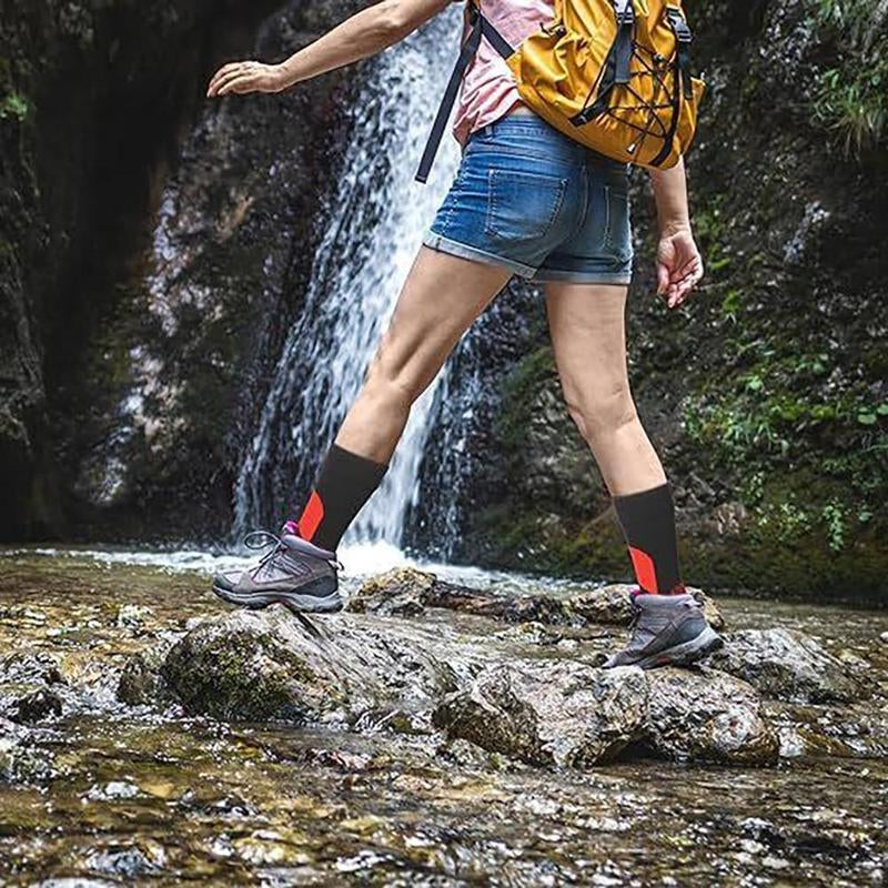 Waterproof Socks Hiking Walking Outdoor Activities for Men and Women Unisex Ankle Length Running Socks Anti-Wear Outdoor Sports Socks with Dexdri Inners & 3-Layer Stretch Technology