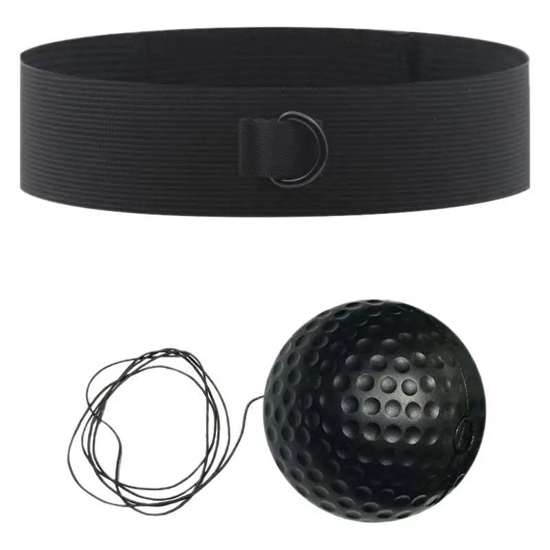 Portable Elastic Headband Red Light Ball Head Mounted Boxing Speed Ball Practical Adult Children Sports Rebound Reaction Ball