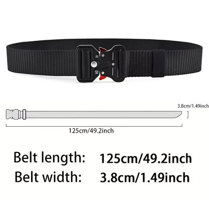 1Pc/2Pcs Versatile Men'S Tactical Belts-Durable, Adjustable Design-For Outdoor Sports Enthusiasts，Pair with Jeans，For Men Women
