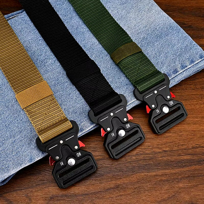 1Pc/2Pcs Versatile Men'S Tactical Belts-Durable, Adjustable Design-For Outdoor Sports Enthusiasts，Pair with Jeans，For Men Women