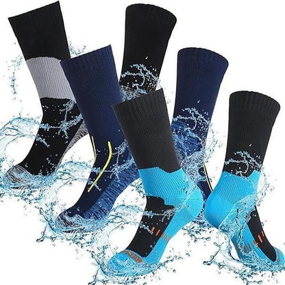 Waterproof Socks Hiking Walking Outdoor Activities for Men and Women Unisex Ankle Length Running Socks Anti-Wear Outdoor Sports Socks with Dexdri Inners & 3-Layer Stretch Technology